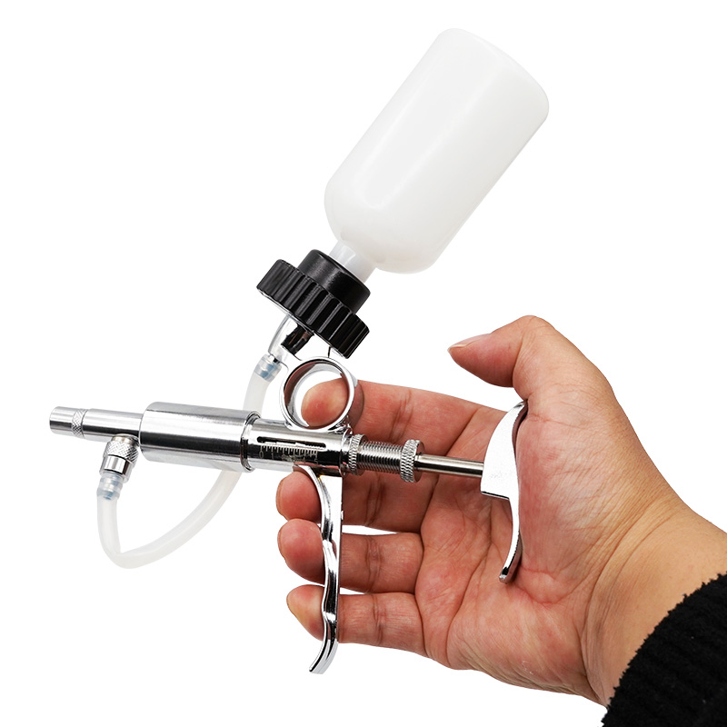 Veterinary Syringe Gun - 0.5-5Ml Liên Tục Ống Tiêm Dụng
