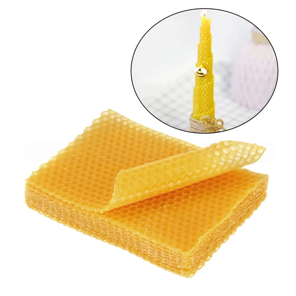 Beehive Frame Wax - For Bee-keeping Wax Foundation Sheets: 10