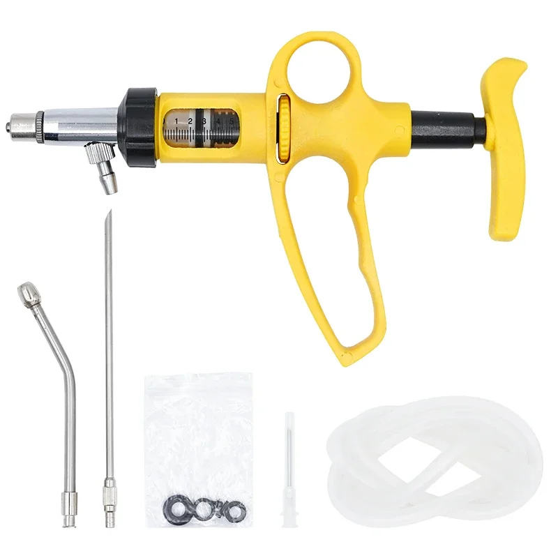 1 Pc Livestock Continuous Inje - đánh giá và giá Veterinary Syringe Gun
