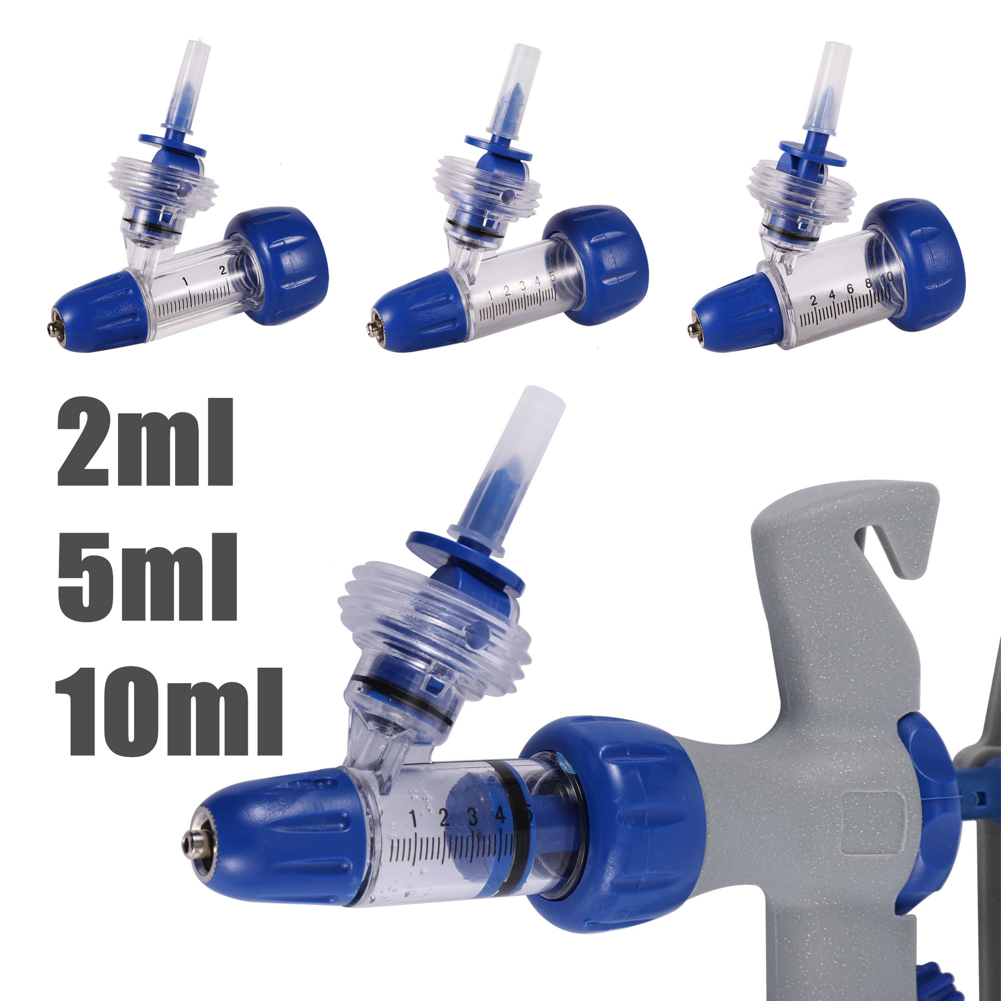 2/5/10ml Automatic Continuous  - đánh giá và giá Veterinary Syringe Gun