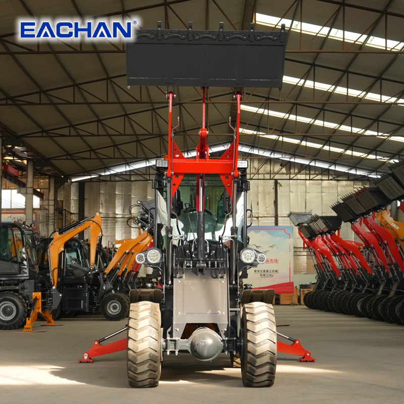 4WD Hydraulic Wheel Backhoe Lo - đánh giá và giá Agriculture Farming Work