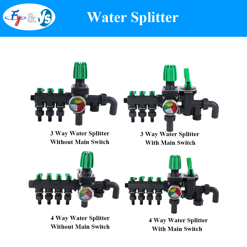 3/4 Way Water Splitter Valve A - đánh giá và giá Agriculture Farming Kit