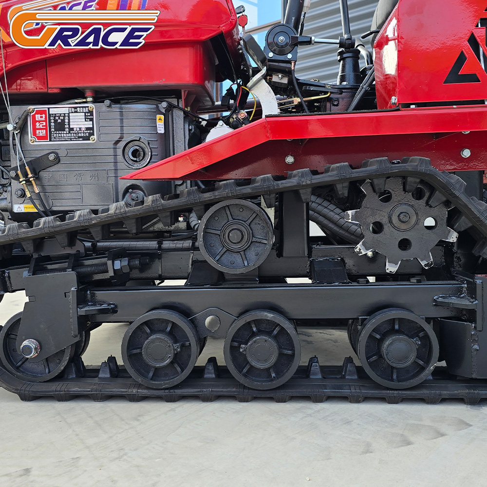 Multifunctional Crawler Tracto - đánh giá và giá Agriculture Farming Work