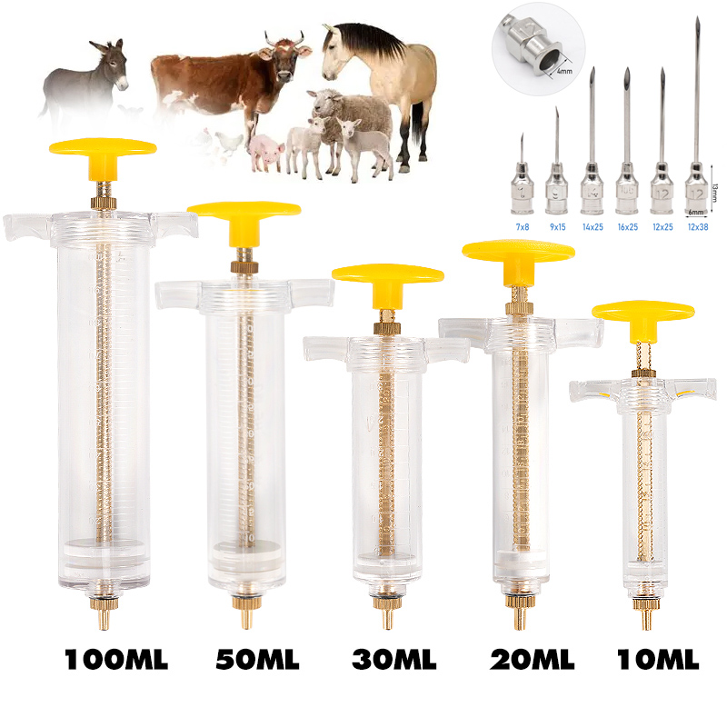 10/20/30/50/100ml Adjustable D - đánh giá và giá Veterinary Syringe Gun