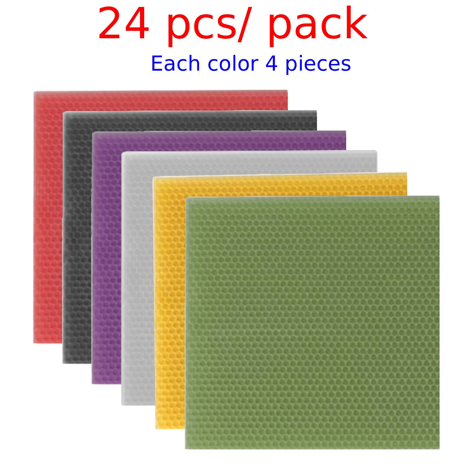 24 Pieces Colorful Honeycomb W - đánh giá và giá Beehive Frame Wax