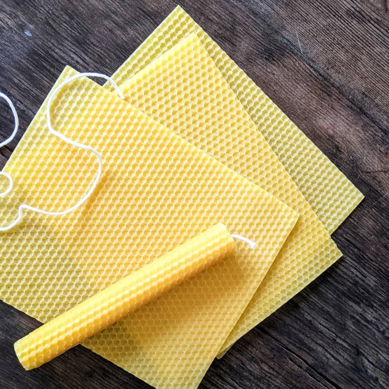 24 Pieces Colorful Honeycomb W - đánh giá và giá Beehive Frame Wax