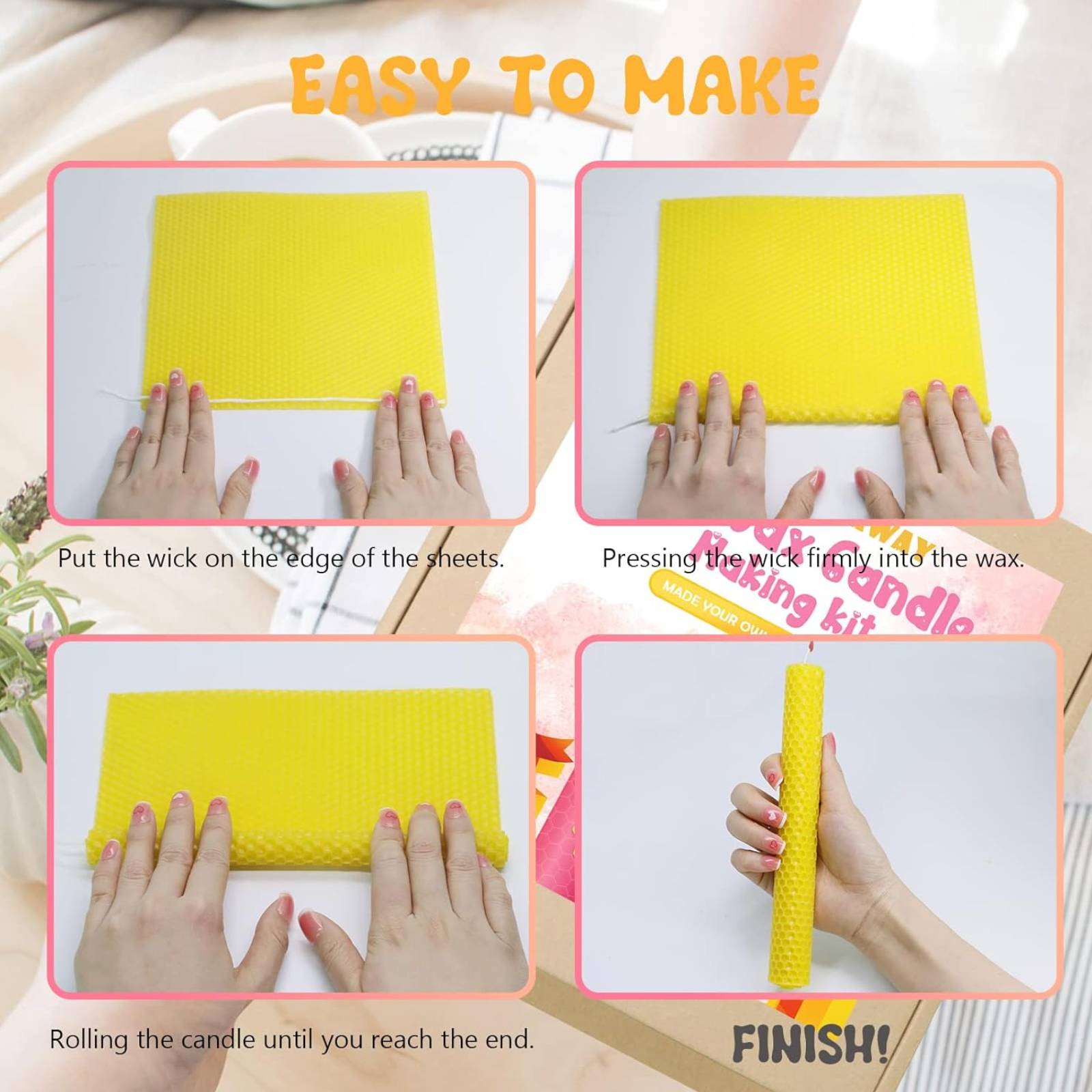 24 Pieces Colorful Honeycomb W - đánh giá và giá Beehive Frame Wax