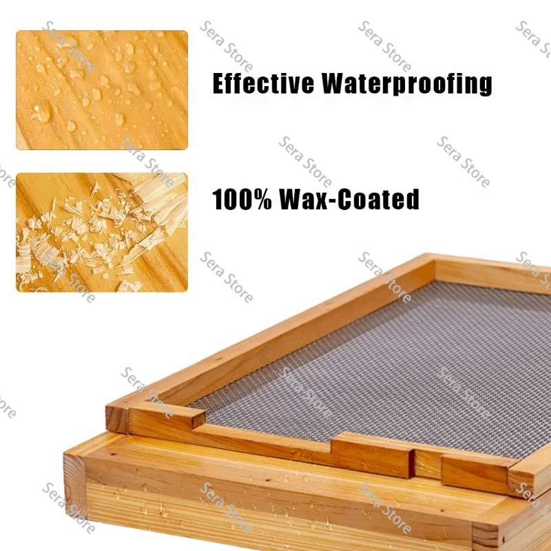 Ten frames of beehives are spe - đánh giá và giá Beehive Frame Wax