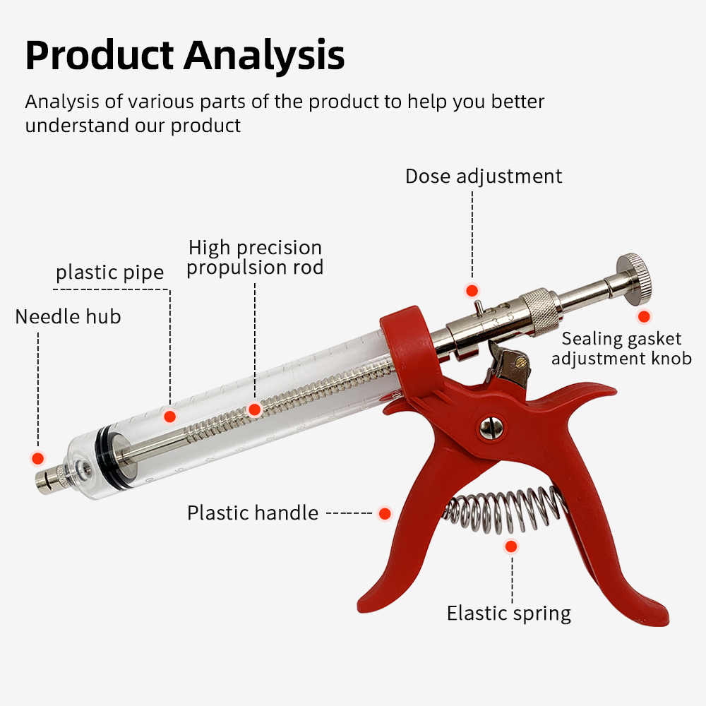1 Pc Animal 50ml Continuous In - đánh giá và giá Veterinary Syringe Gun