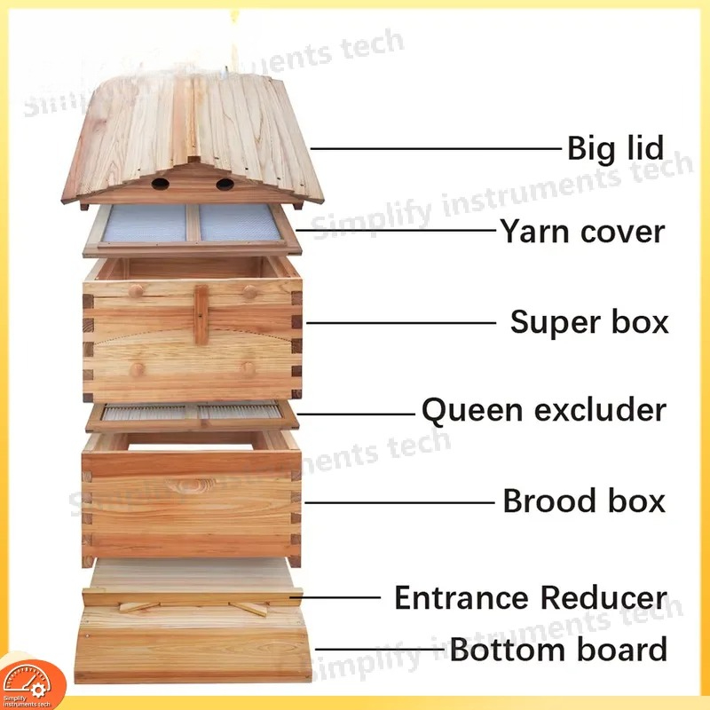 Automatic Self-Flowing Beehive - đánh giá và giá Beehive Frame Wax